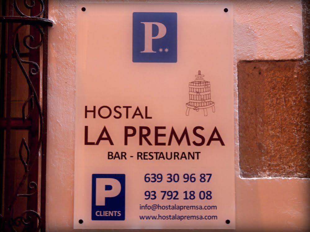 La Premsa Otel Arenys de Mar Dış mekan fotoğraf